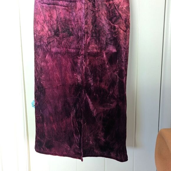 VTG Ceduxion Velvet Slip Jewel Dress M FairyGrunge Whimsigoth 90s Y2K Charmed - Picture 7 of 11